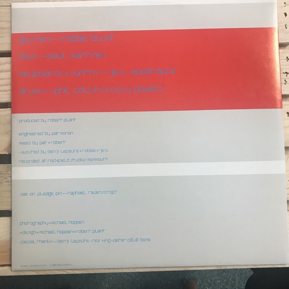 Robert Plant Pictures at Eleven Vinyl LP Record 1982 Swan Song SS 8512 - Picture 4 of 6